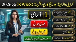Karachi Water & Sewerage Corporation CITO Jobs 2026 feature image showing KW&SC recruitment for Chief Information Technology Officer (CITO) in Karachi with eligibility, experience, and application details.